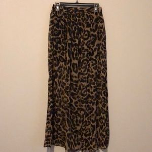 Cheetah Print Maxi Skirt